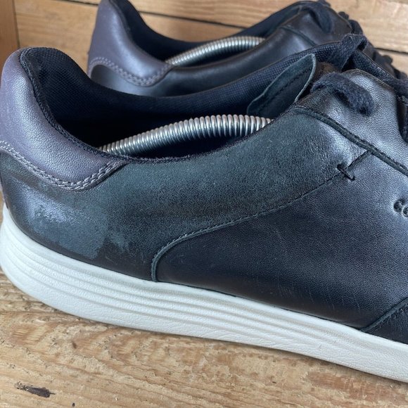 COLE HAAN GRAND CROSSCOURT TURF Mens Black lightweight Leather C28933 Sz 13 - Picture 3 of 10